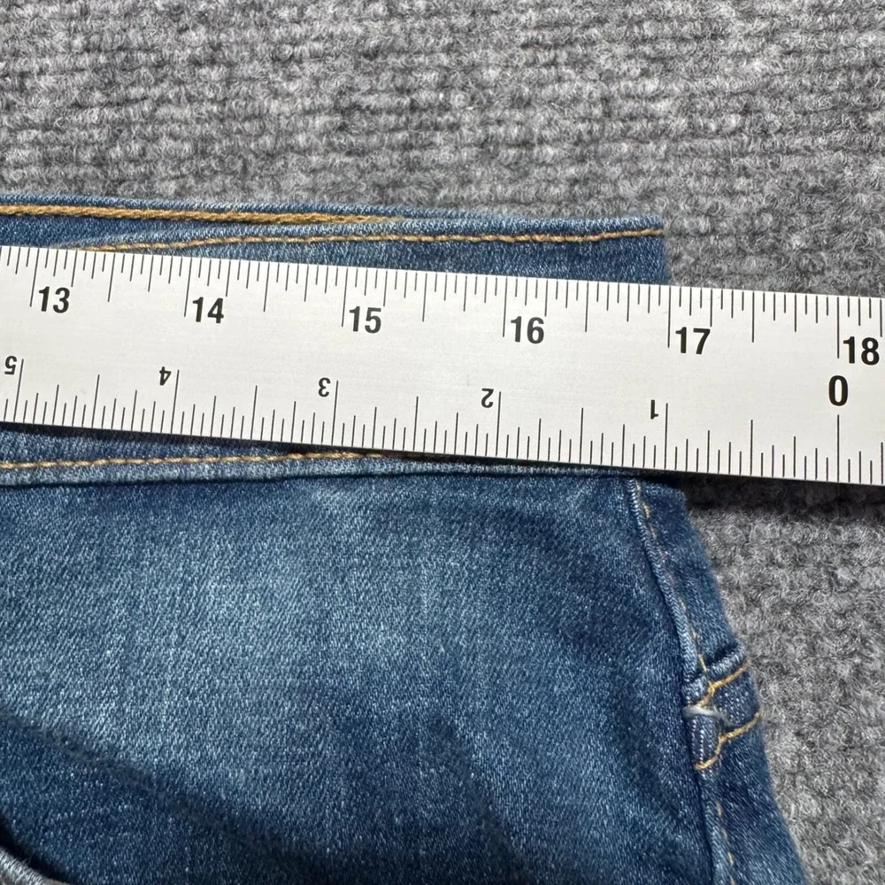 Banana Republic Mens Travel Jean 34x32 Slim Fit Fade Blue Denim Washwell Stretch